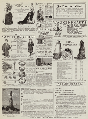 Page of Advertisements (engraving)