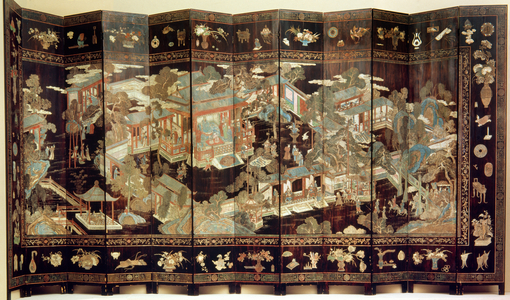 Coromandel screen, 18th century (lacquer)