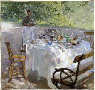 Breakfast Time, 1887 (oil on canvas)