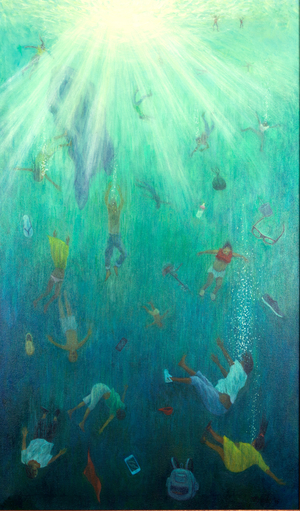 Strange Fish 2016 (oil on canvas)