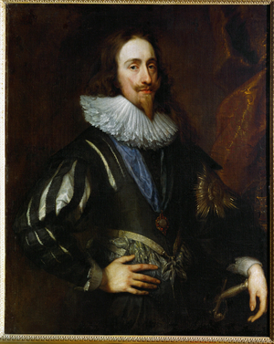 Charles I, King of England, son of James Iand Anne of Denmark (oil on canvas)