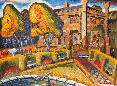 Towneley Hall, c.1955 (oil on board)