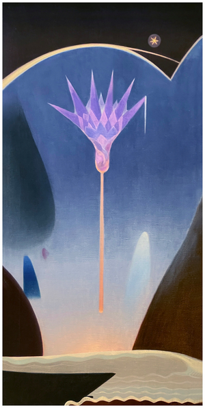 Lotus For Lida, 1930 (oil on canvas)