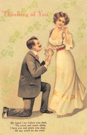 Valentine's Day Cards Greetings Card, UK, 1900s