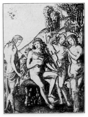 Amor playing viola da braccio