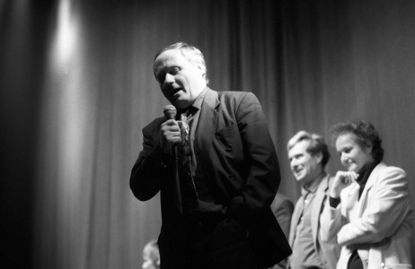 Oskar Lafontaine (Germany SPD lead candidate) during an SPD campaign rally..., 1990 (photo)