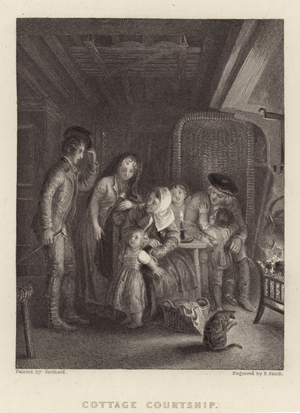 Cottage Courtship (engraving)