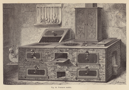 Fourneau modele (litho)