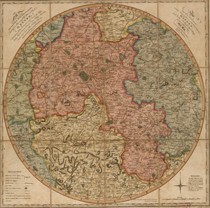 Oxford University Area Pocket Guide, England, 1805