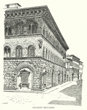 Palazzo Riccardi (litho)