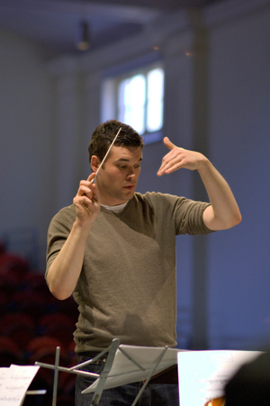 Ryan Wigglesworth - conducting at Jubilee Hall, Aldeburgh, Aldeburgh Festival, 2006