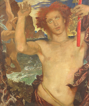 Transformation of Dionysus before the Tyrrhenian Pirates, 1924 (oil on canvas)