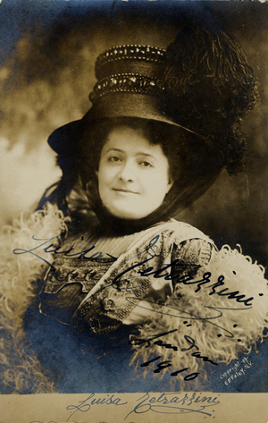 Luisa Tetrazzini, 1910 Italian soprano 1871-1940