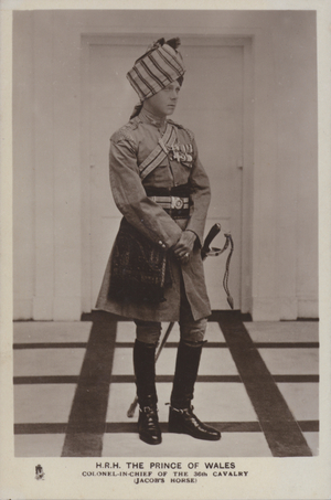 HRH The Prince of Wales (b/w photo)