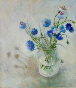 Corn Flowers, 2009 (oil on board)