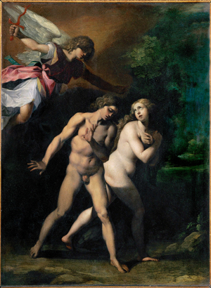 Adam and Eve expelled from paradise …