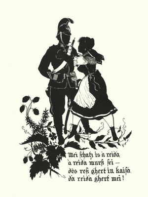 Silhouette by Hugo Strohl (litho)