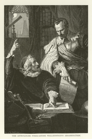 The Astrologer forecasting Wallenstein's Assassination (engraving)