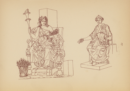 Ancient Greek Female Costume (litho)