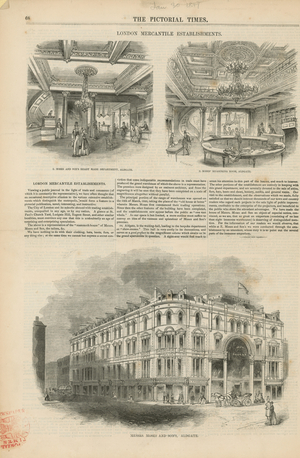London Mercantile Establishments (engraving)