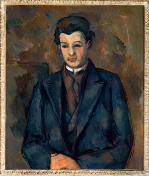 Portrait  of painter Alfred Hauge (painting on canvas)