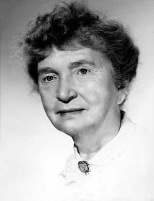 Margaret Higgins Sanger (b/w photo)