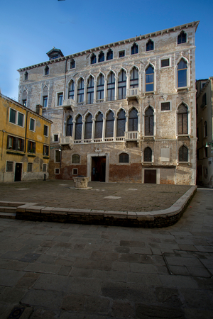 Pesaro degli Orfei, Fortuny palace, museum, Venice, Italy (photo)