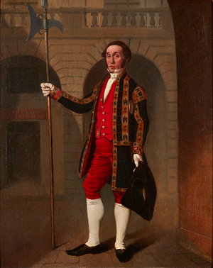 Portrait of an Edinburgh City Official (oil on board)
