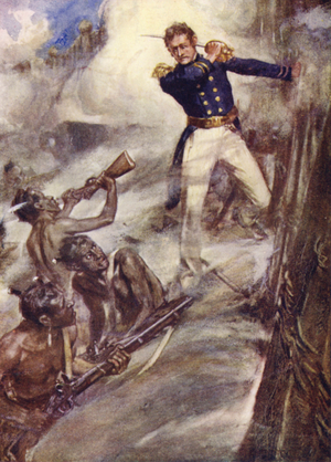 Phillpotts at Oheawai (colour litho)