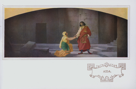 Murals in Peter Robinson restaurant: Aida (colour litho)