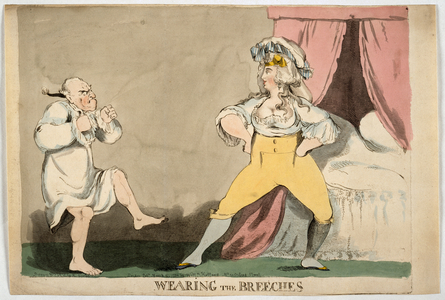Wearing the Breeches, 1794 (ink & w/c on paper)