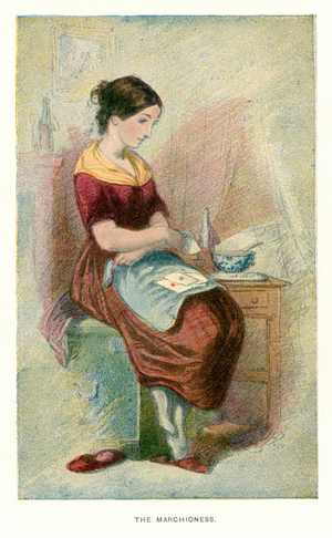 Illustration for The Old Curiosity Shop (colour litho)