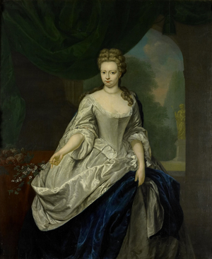 Portrait of Louise Christina Trip, 1710 (oil on canvas)