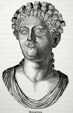 Roman Empress Messalina (engraving)