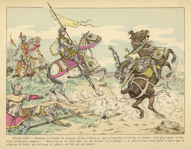 Joan of Arc (colour litho)