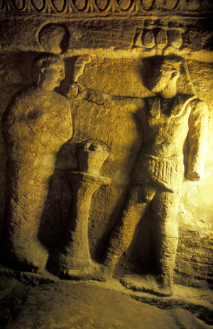 Catacombs of Kom El Shoqafa (Mound of Shards) Alexandria, Egypt (photo)