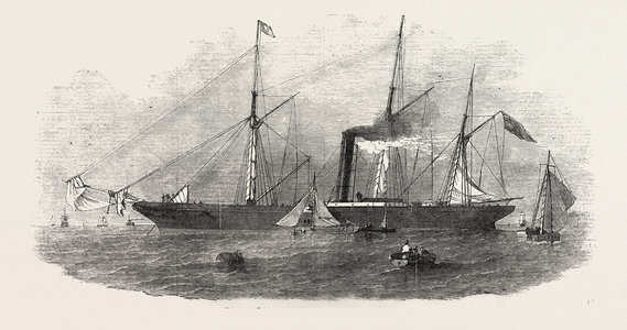 The Nile Screw Steamship Wrecked Off Godrevy Point 1854