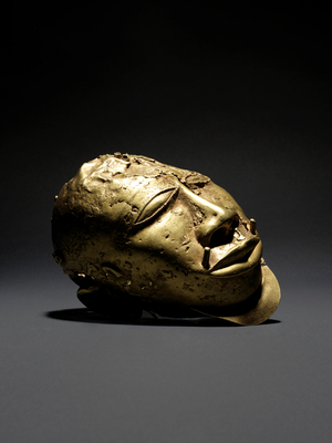 Trophy head, 18th or 19th century (gold)