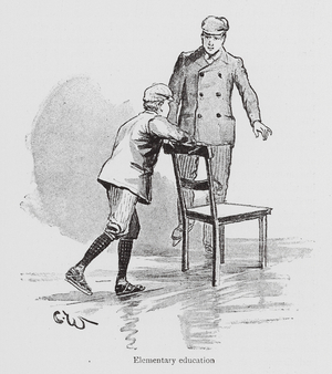 Ice skating: Elementary education (engraving)