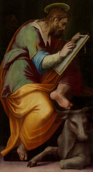 Saint Luke, 1570-1571 (oil on panel)