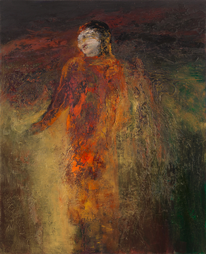 Priestess, 2019 (oil on canvas)