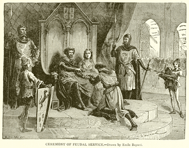 Ceremony of Feudal Service (engraving)