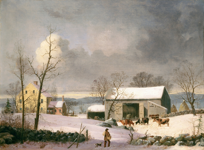 Winter in the Country, c.1858 (oil on canvas)