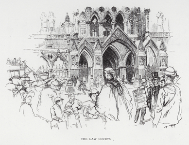 The Law Courts (litho)