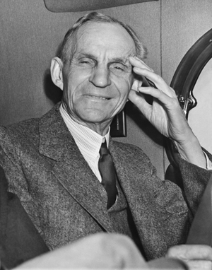Smiling Henry Ford, Washington, D.C. , April 27, 1938 (b/w photo)