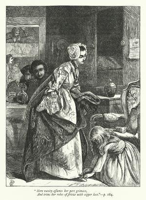 Illustration for The Traveller (engraving)
