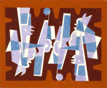 Project #3 (coloured pencil & gouache on paper)