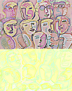 Pink Celebration, 2000 (computer graphics)