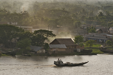 A view from the Rupsha Bridge. Rupsha, Khulna, Bangladesh. July 27, 2006.  (photo)