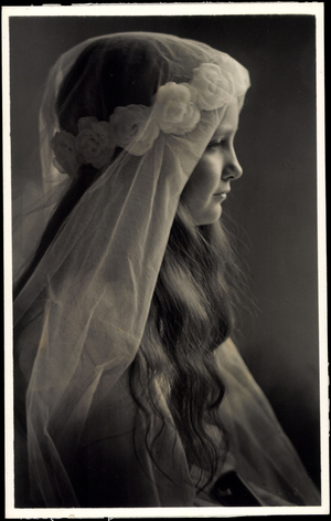 Photo Ak daughter Editha of Crown Prince Rupprecht of Bavaria (b/w photo)